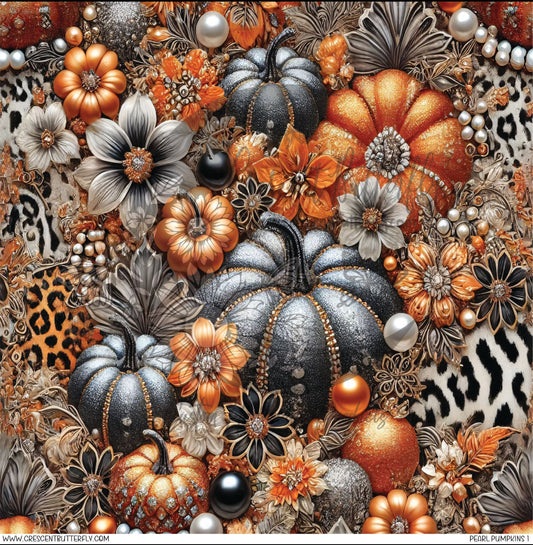 Pearl Pumpkins 1 Printed Vinyl Sheet/Wrap