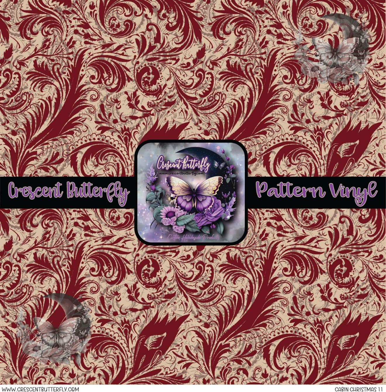 Cabin Christmas 11 Printed Vinyl Sheet/Wrap