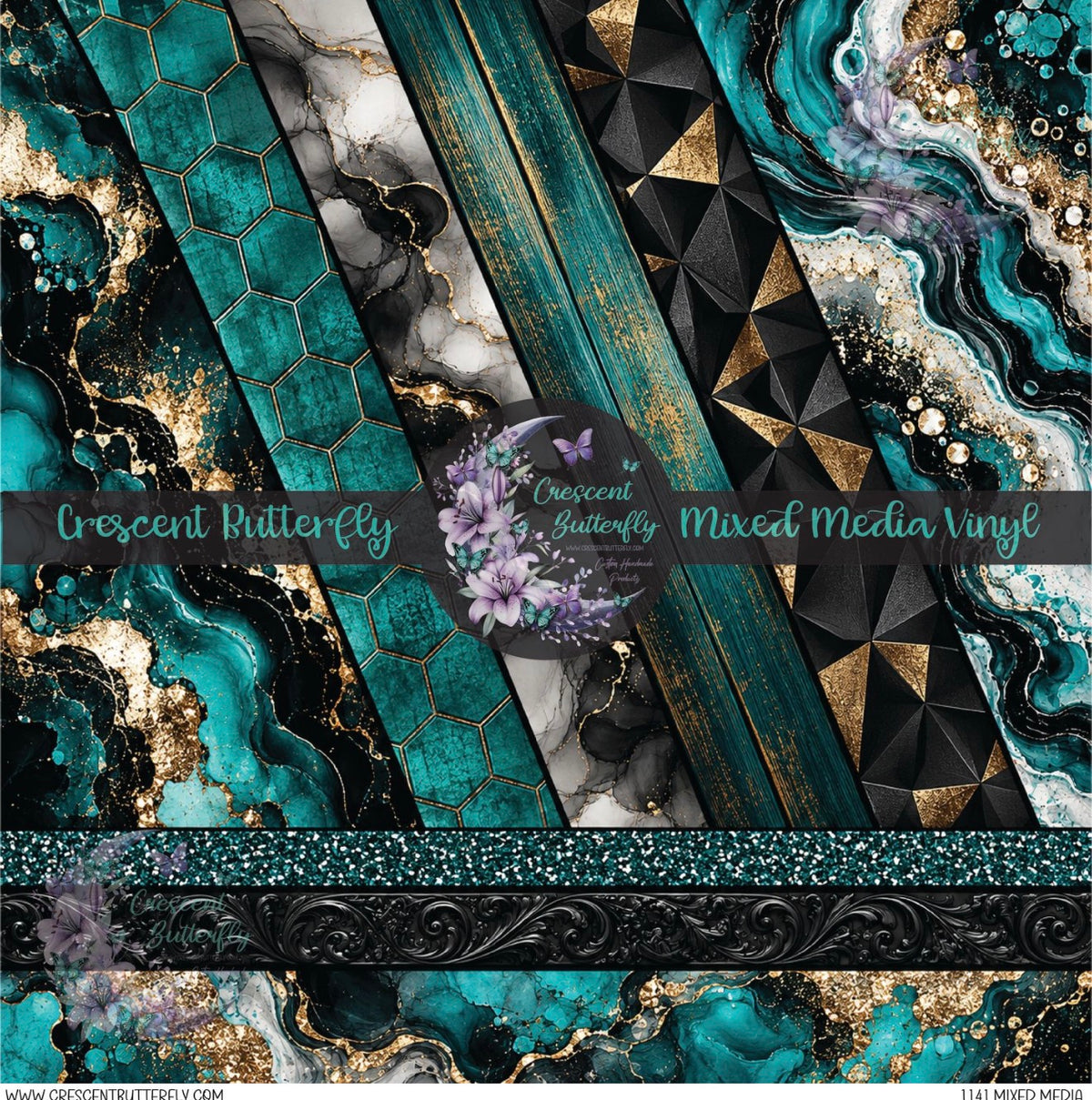 1141 Mixed Media Printed Vinyl Sheet/Wrap