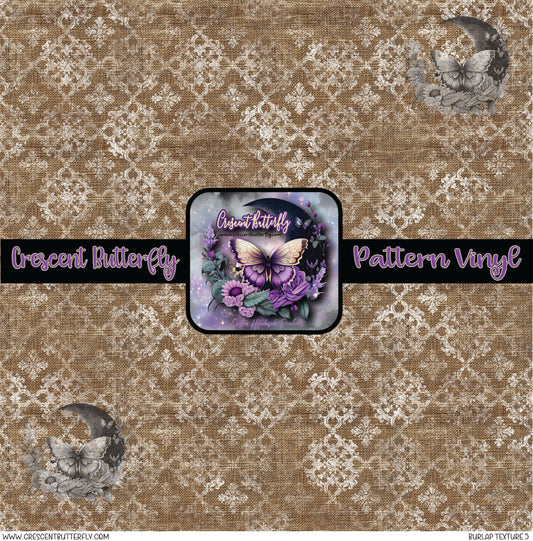 Burlap Texture 5 Printed Vinyl Sheet/Wrap