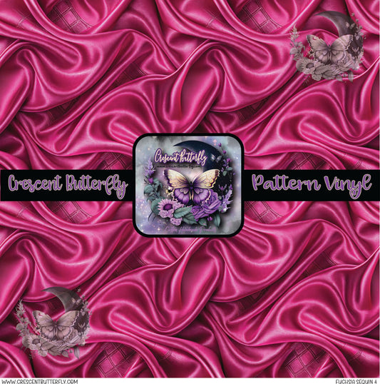 Fuchsia Sequin 4 Printed Vinyl Sheet/Wrap