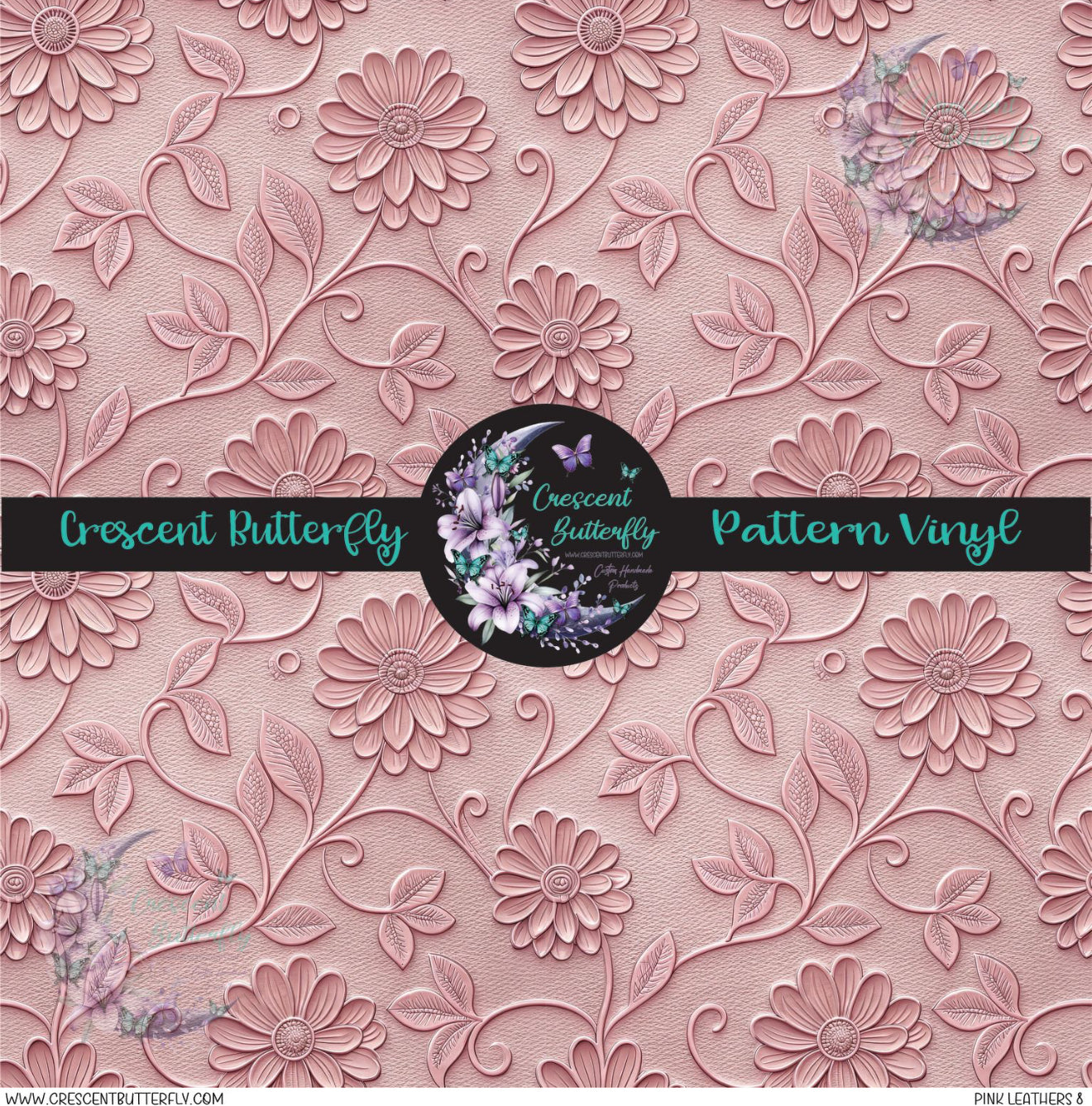 Pink Leathers 8 Printed Vinyl Sheet/Wrap