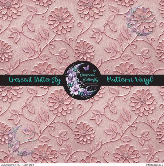 Pink Leathers 8 Printed Vinyl Sheet/Wrap