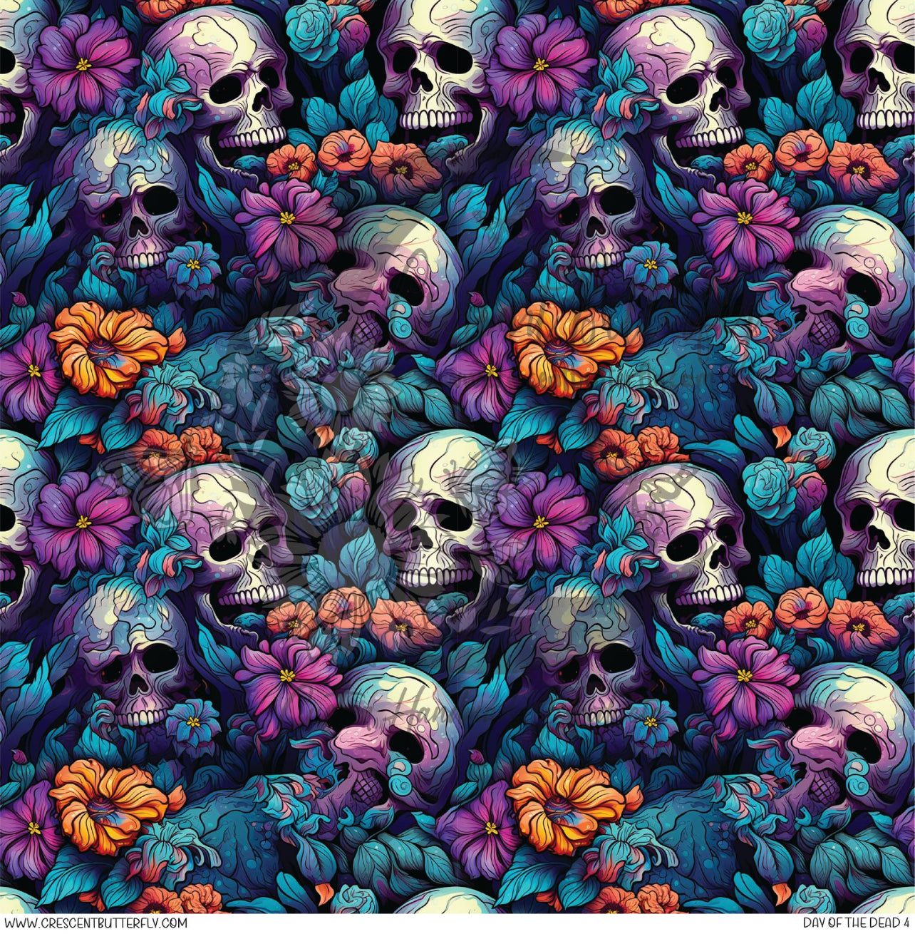 Day of the dead 4 Printed Vinyl Sheet/Wrap