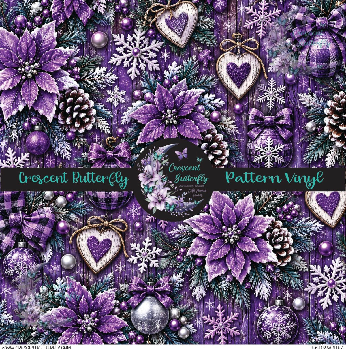 1-6-102-Winter Printed Vinyl Sheet/Wrap