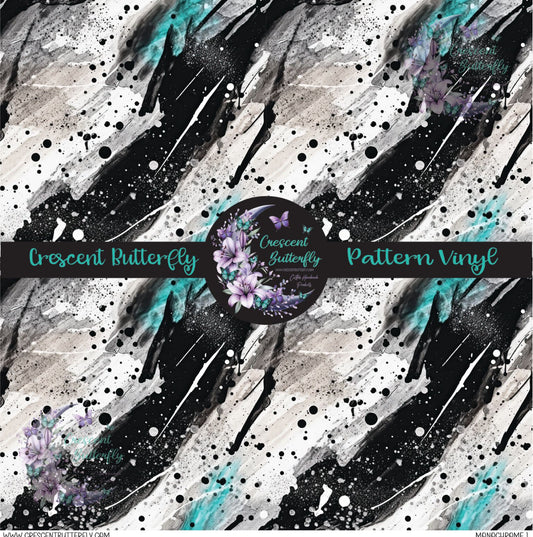 Monochrome 1 Printed Vinyl Sheet/Wrap