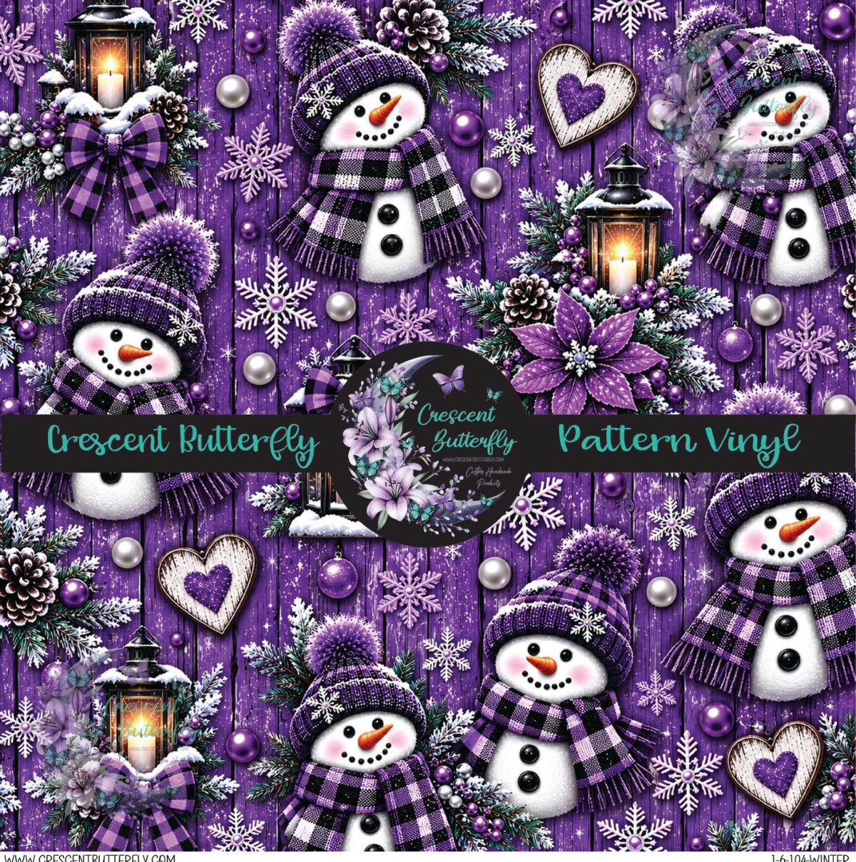 1-6-104-Winter Printed Vinyl Sheet/Wrap