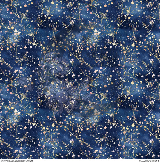 Celestial Garden 8 Printed Vinyl Sheet/Wrap