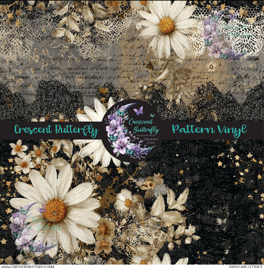 Daisy Love Letter 3 Printed Vinyl Sheet/Wrap