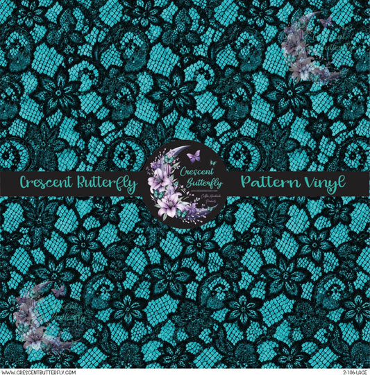 2-106-Lace Printed Vinyl Sheet/Wrap