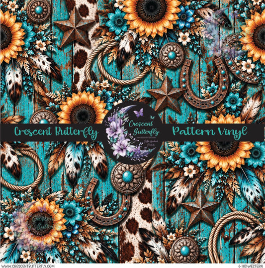 6-103-Western Printed Vinyl Sheet/Wrap