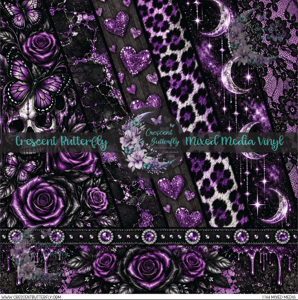 1164 Mixed Media Printed Vinyl Sheet/Wrap