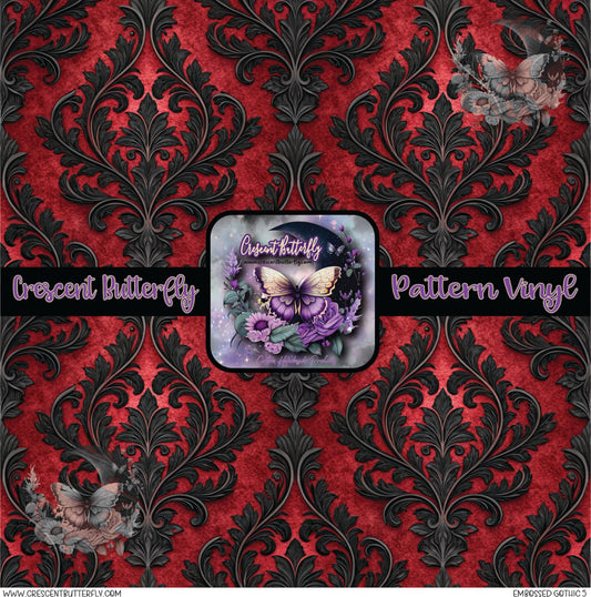 Embossed Gothic 5 Printed Vinyl Sheet/Wrap