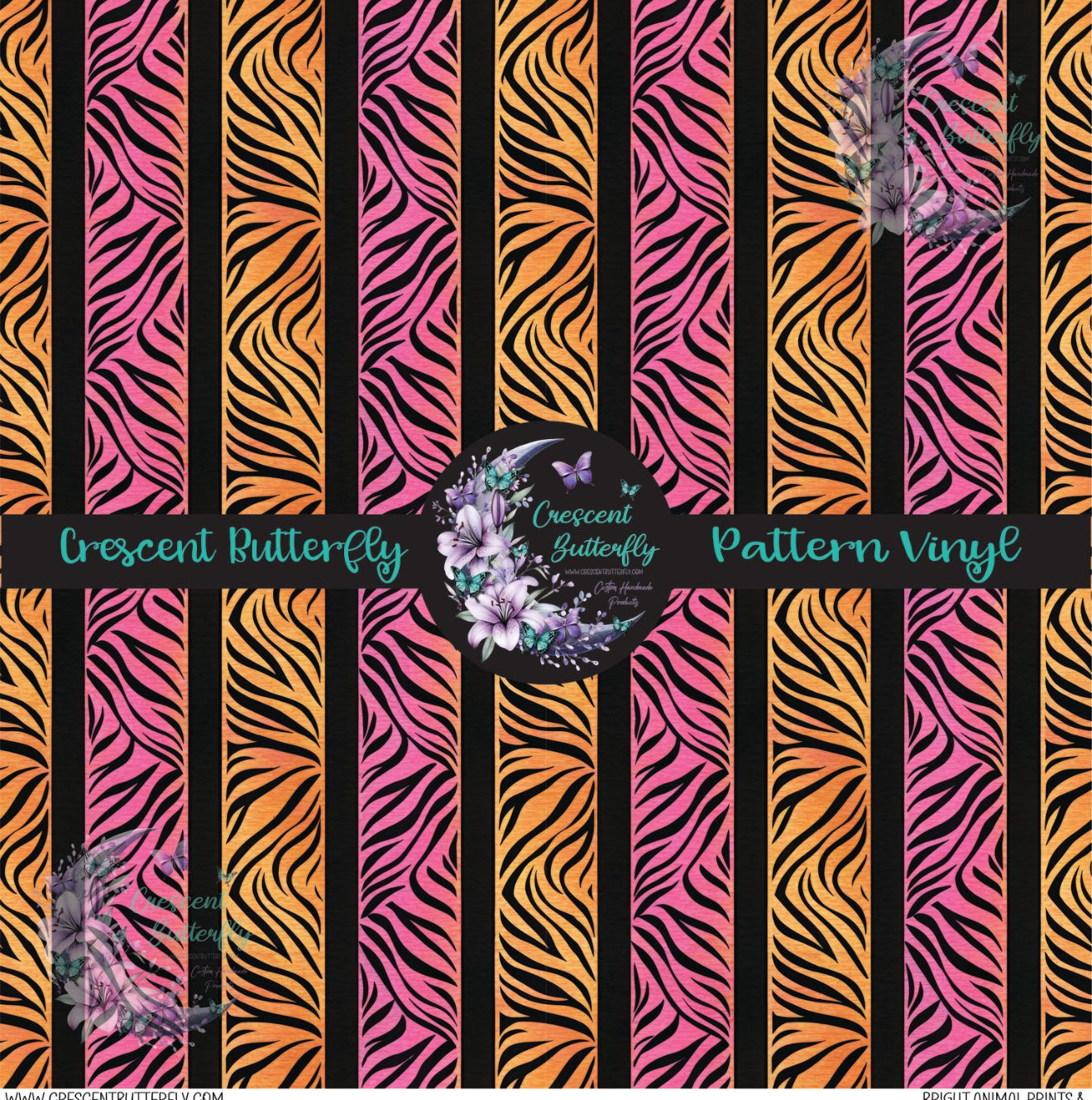 Bright Animal Prints 8 Printed Vinyl Sheet/Wrap