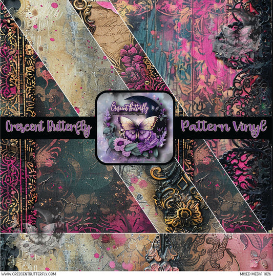 Mixed Media 1026 Printed Vinyl Sheet/Wrap