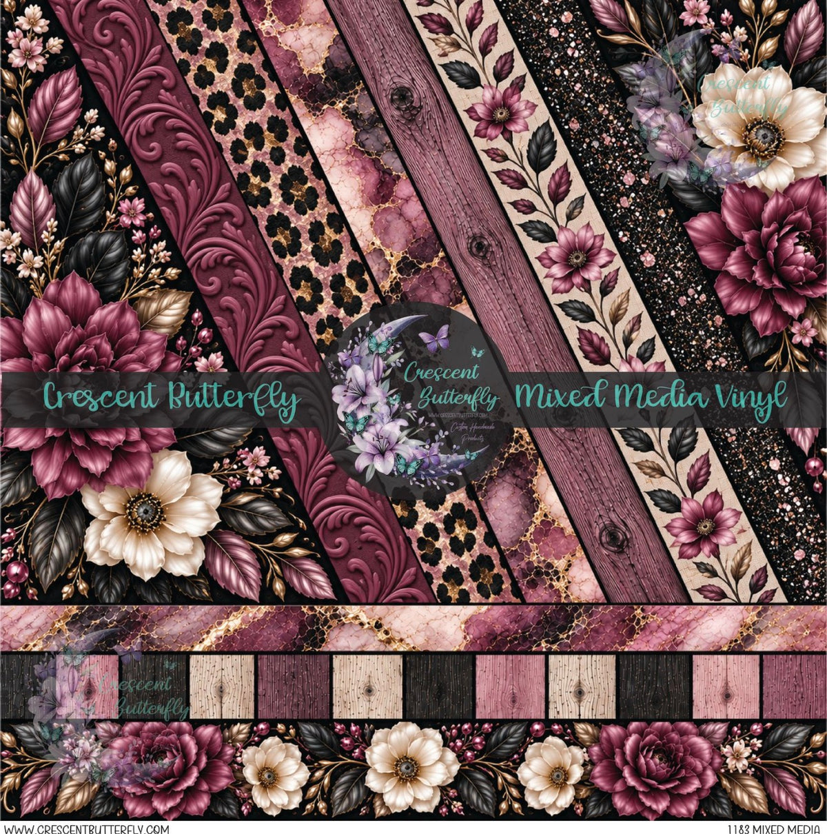 1183 Mixed Media Printed Vinyl Sheet/Wrap