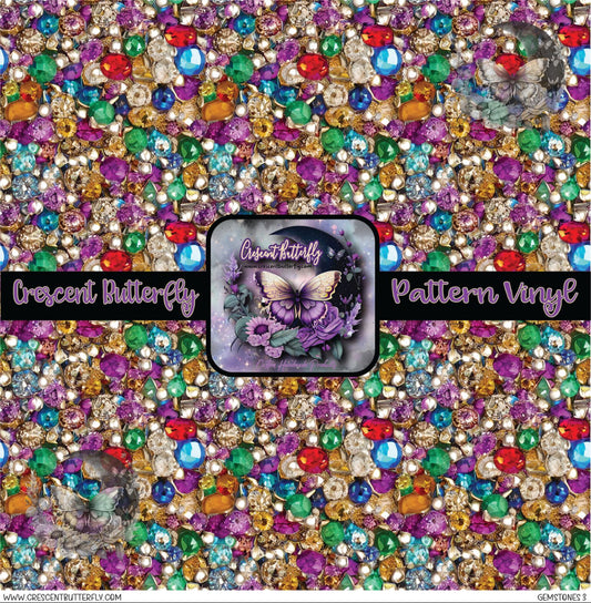 Gemstones 3 Printed Vinyl Sheet/Wrap