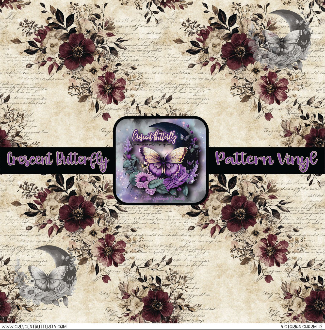 Victorian Charm 13 Printed Vinyl Sheet/Wrap