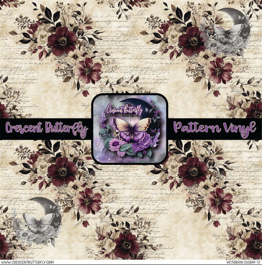 Victorian Charm 13 Printed Vinyl Sheet/Wrap