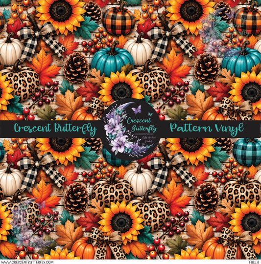 Fall 8 Printed Vinyl Sheet/Wrap