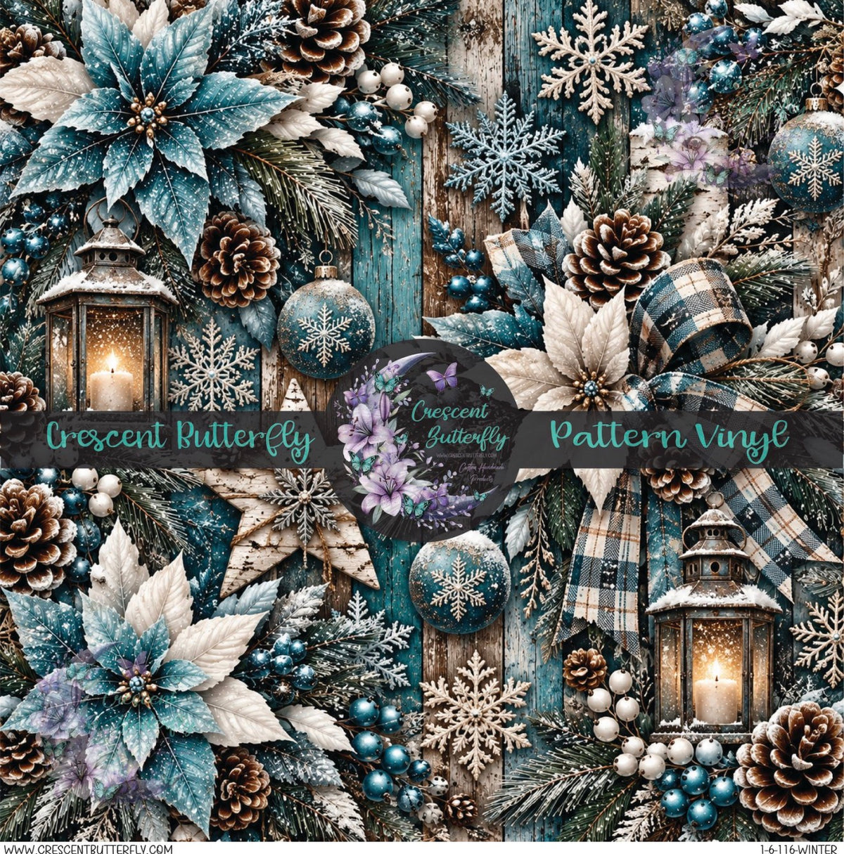 1-6-116-Winter Printed Vinyl Sheet/Wrap