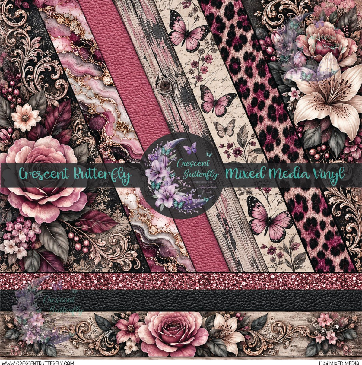 1144 Mixed Media Printed Vinyl Sheet/Wrap