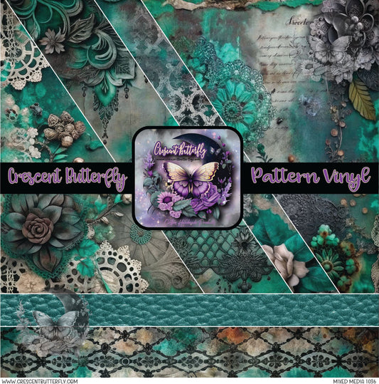 Mixed Media 1036 Printed Vinyl Sheet/Wrap