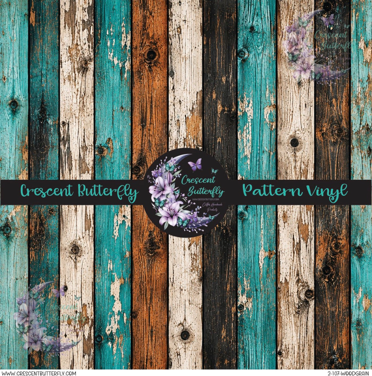 2-107-Woodgrain Printed Vinyl Sheet/Wrap