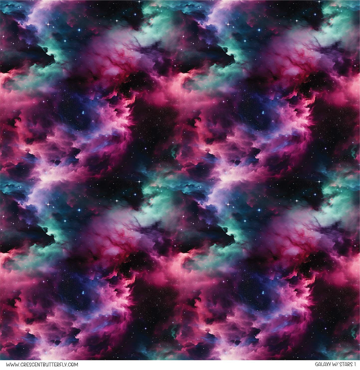 Galaxy w/ Stars 1 Vinyl Sheet/Wrap