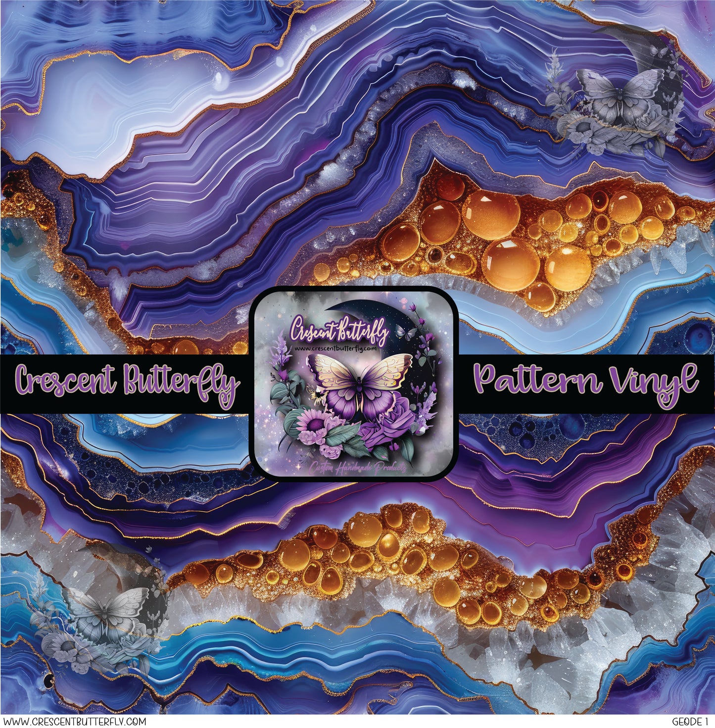 Geode 1 Printed Vinyl Sheet/Wrap