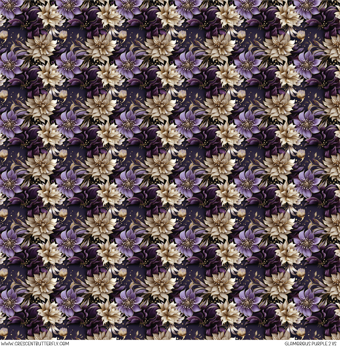 Glamorous Purple 2 XS Pattern Vinyl Sheet/Wrap