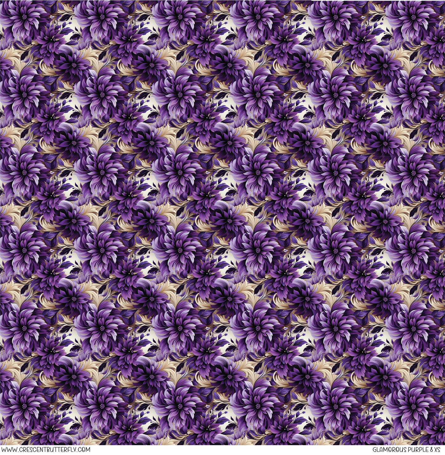 Glamorous Purple 8 XS Pattern Vinyl Sheet/Wrap