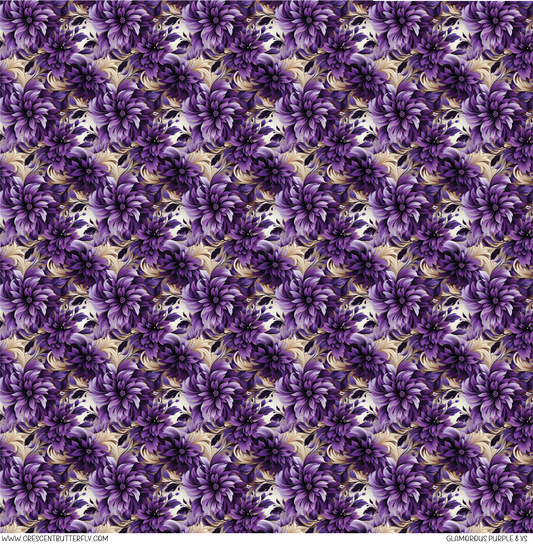 Glamorous Purple 8 XS Pattern Vinyl Sheet/Wrap