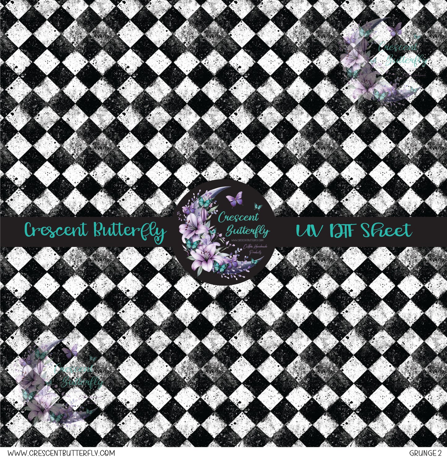Grunge 2 10x10 UV DTF Sheet