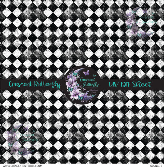 Grunge 2 10x10 UV DTF Sheet