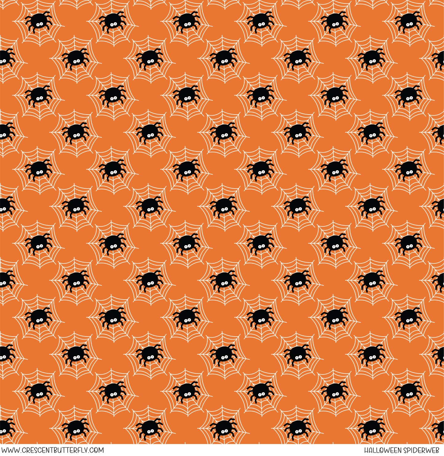 Halloween Spiderweb Printed Vinyl Sheet/Wrap