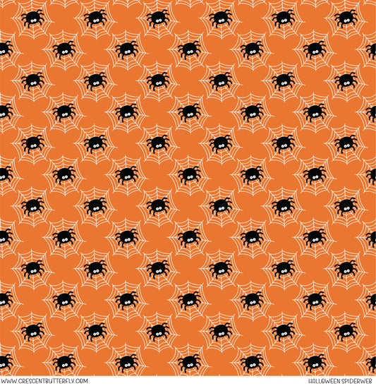 Halloween Spiderweb Printed Vinyl Sheet/Wrap