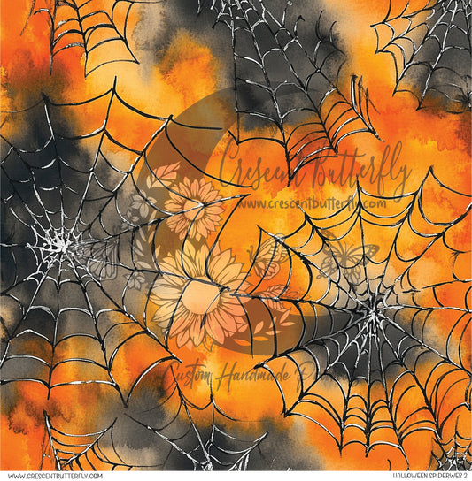 Halloween Spiderweb 2 Printed Vinyl Sheet/Wrap