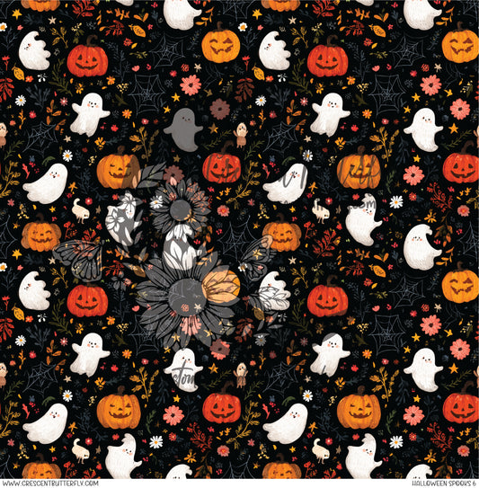 Halloween Spooks 6 Printed Vinyl Sheet/Wrap