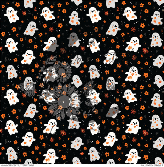 Halloween Spooks 8 Printed Vinyl Sheet/Wrap