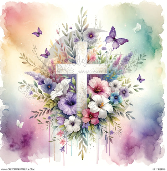He is Risen 8 Printed Vinyl Sheet/Wrap