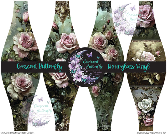 Hourglass Vinyl Strips 104 Printed Vinyl Sheet/Wrap