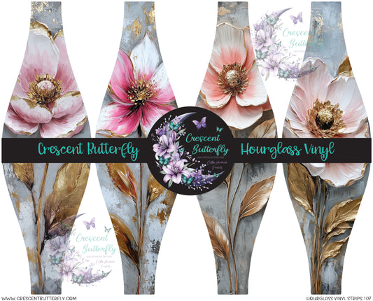 Hourglass Vinyl Strips 107 Printed Vinyl Sheet/Wrap