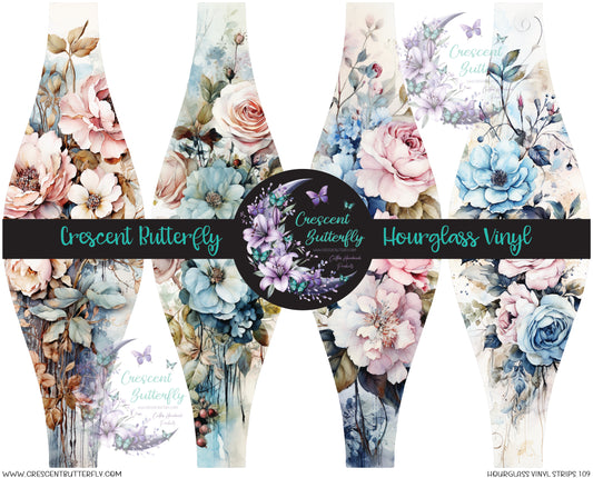 Hourglass Vinyl Strips 109 Printed Vinyl Sheet/Wrap