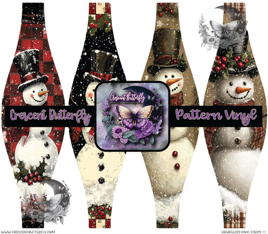 Hourglass Vinyl Strips 11 Printed Vinyl Sheet/Wrap