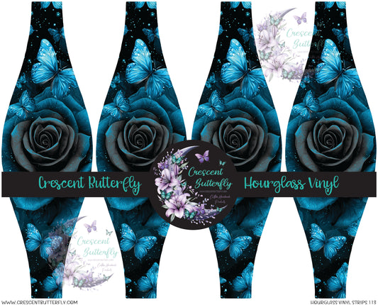 Hourglass Vinyl Strips 113 Printed Vinyl Sheet/Wrap