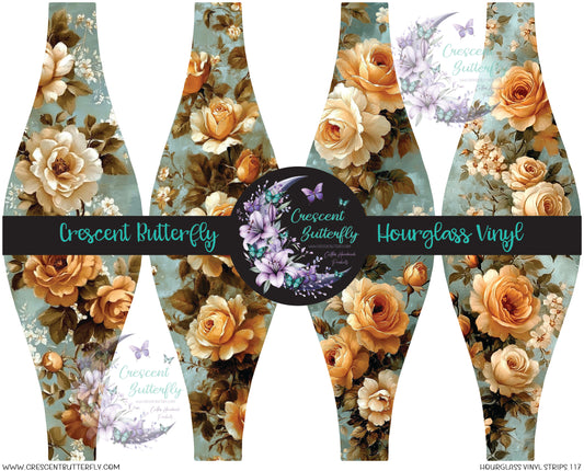 Hourglass Vinyl Strips 117 Printed Vinyl Sheet/Wrap