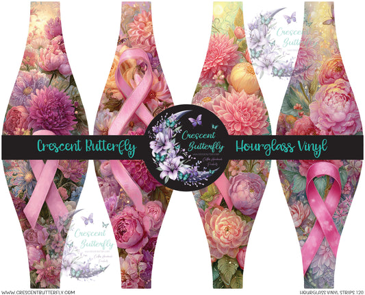 Hourglass Vinyl Strips 120 Printed Vinyl Sheet/Wrap