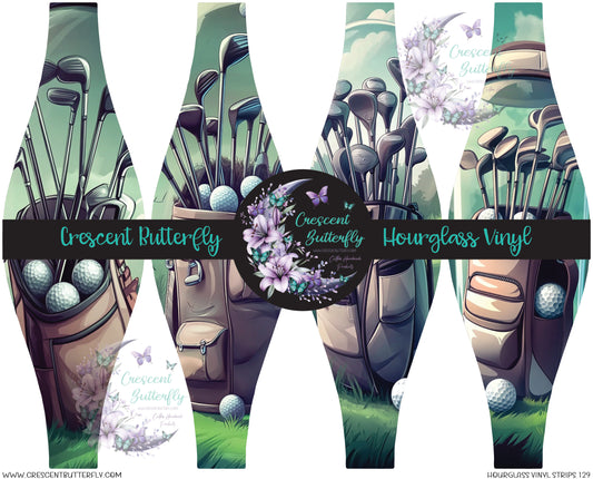 Hourglass Vinyl Strips 129 Printed Vinyl Sheet/Wrap