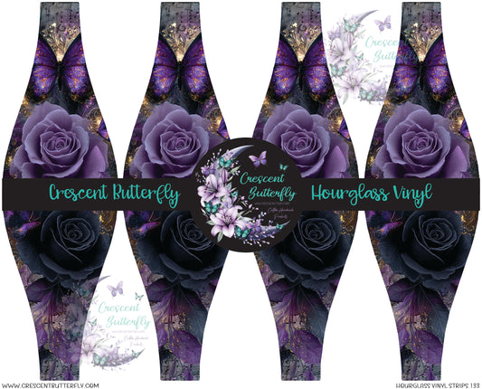 Hourglass Vinyl Strips 133 Printed Vinyl Sheet/Wrap